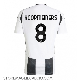 Juventus Teun Koopmeiners #8 Maglia Gara Casa Repliche 2024-25 Maniche Corte
